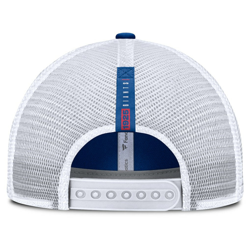 New York Giants Fanatics Reverse Trucker Adjustable Hat