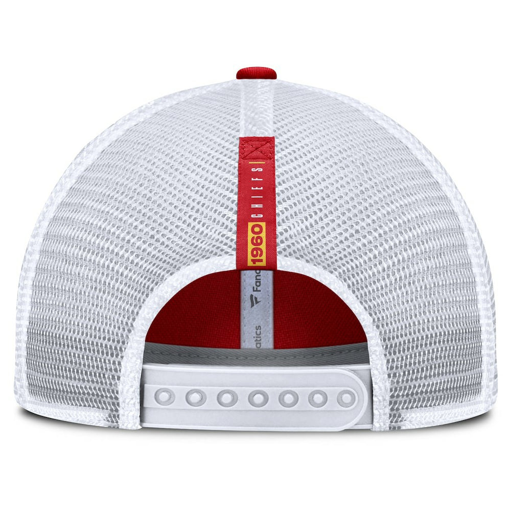Kansas City Chiefs Fanatics Reverse Trucker Adjustable Hat