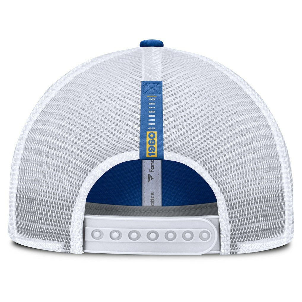 Los Angeles Chargers Fanatics Reverse Trucker Adjustable Hat