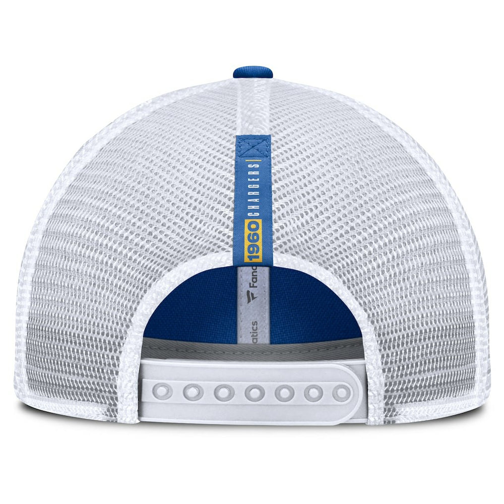 Los Angeles Chargers Fanatics Reverse Trucker Adjustable Hat