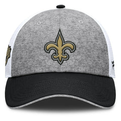 New Orleans Saints Fanatics Option Trucker Adjustable Hat