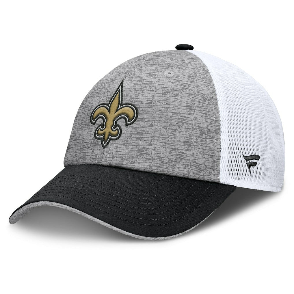 New Orleans Saints Fanatics Option Trucker Adjustable Hat