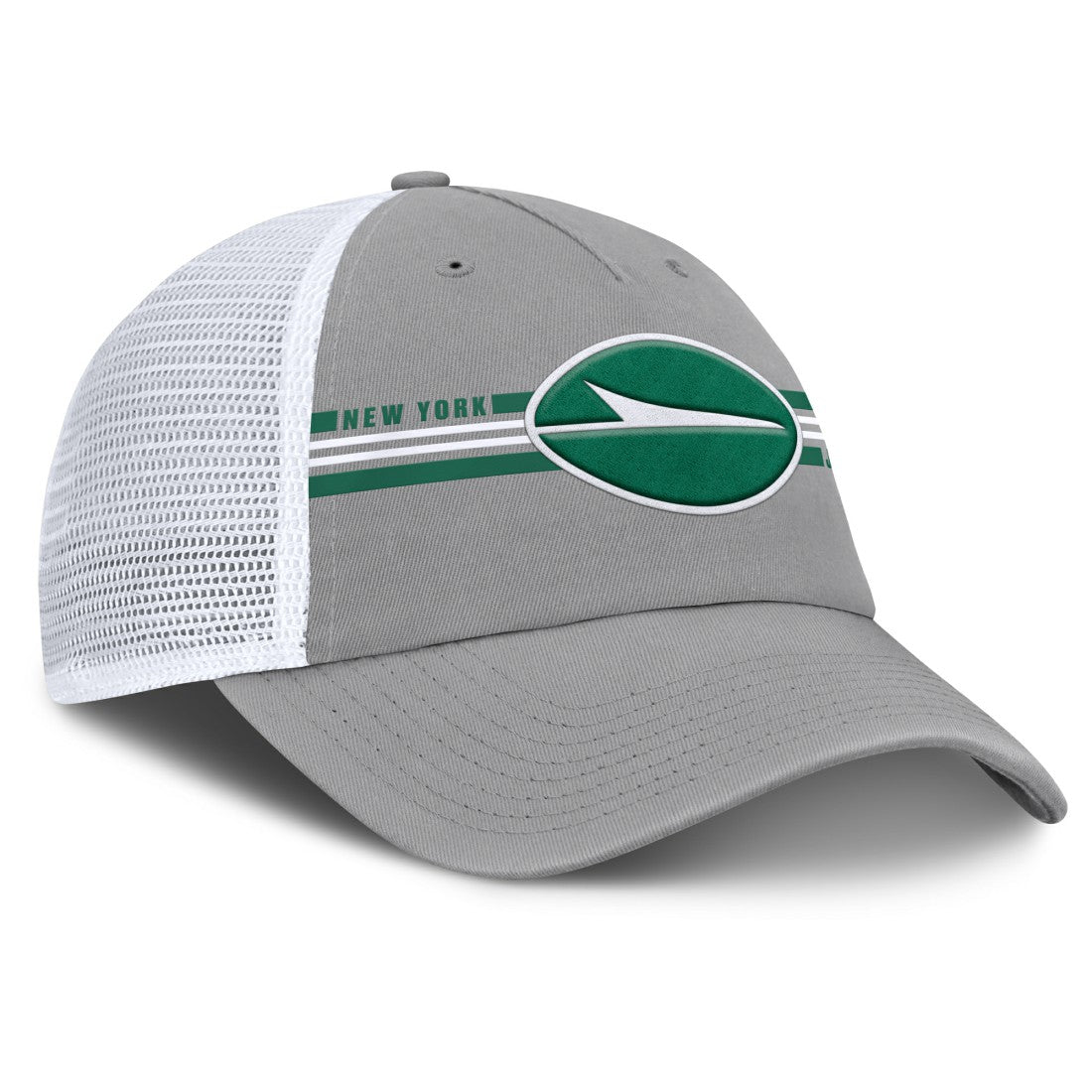 New York Jets Fanatics Singleback Trucker Adjustable Hat