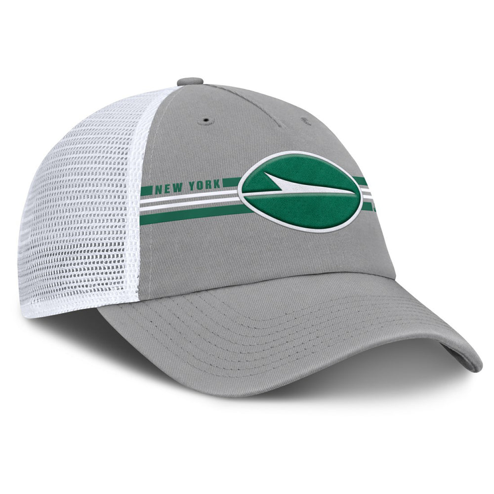 New York Jets Fanatics Singleback Trucker Adjustable Hat