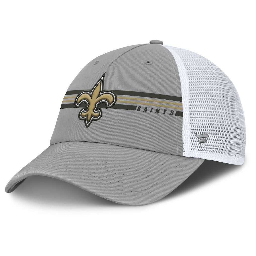 New Orleans Saints Fanatics Singleback Trucker Adjustable Hat