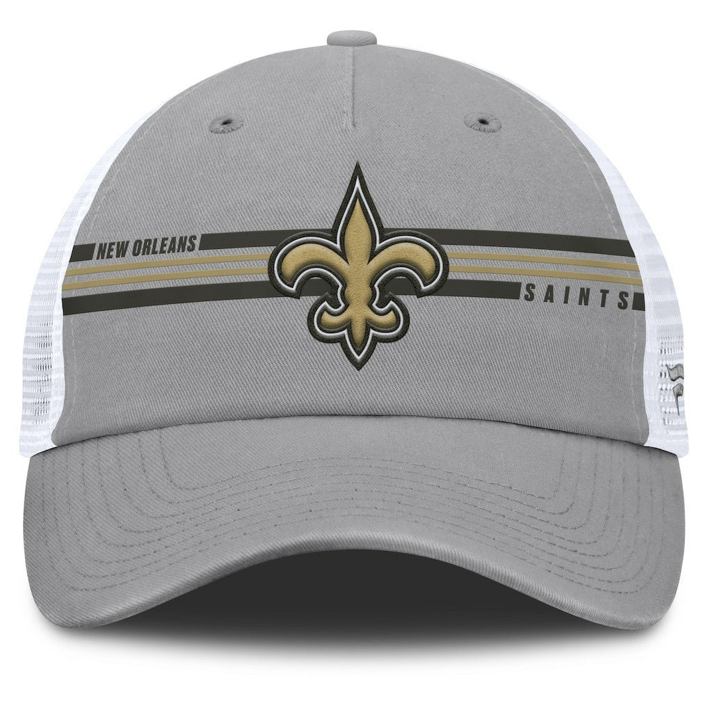 New Orleans Saints Fanatics Singleback Trucker Adjustable Hat