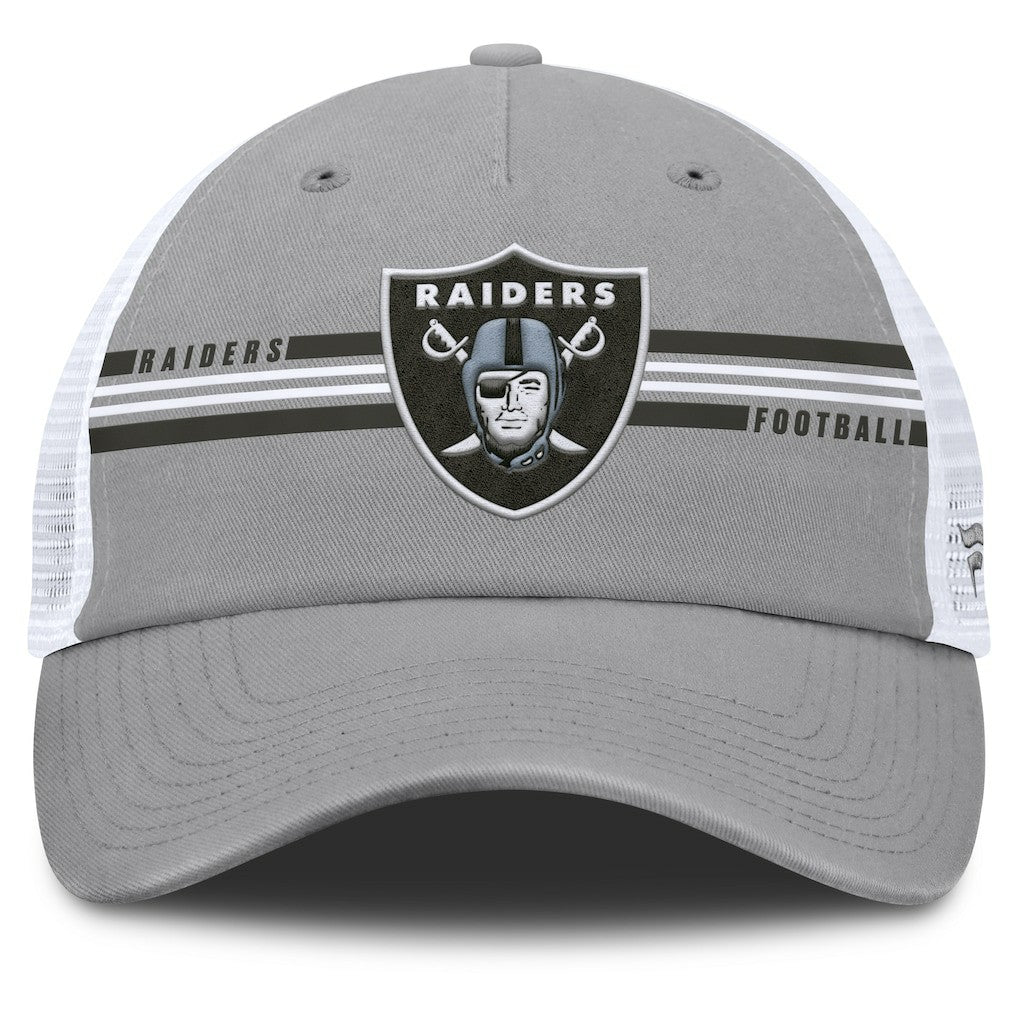Las Vegas Raiders Fanatics Singleback Trucker Adjustable Hat