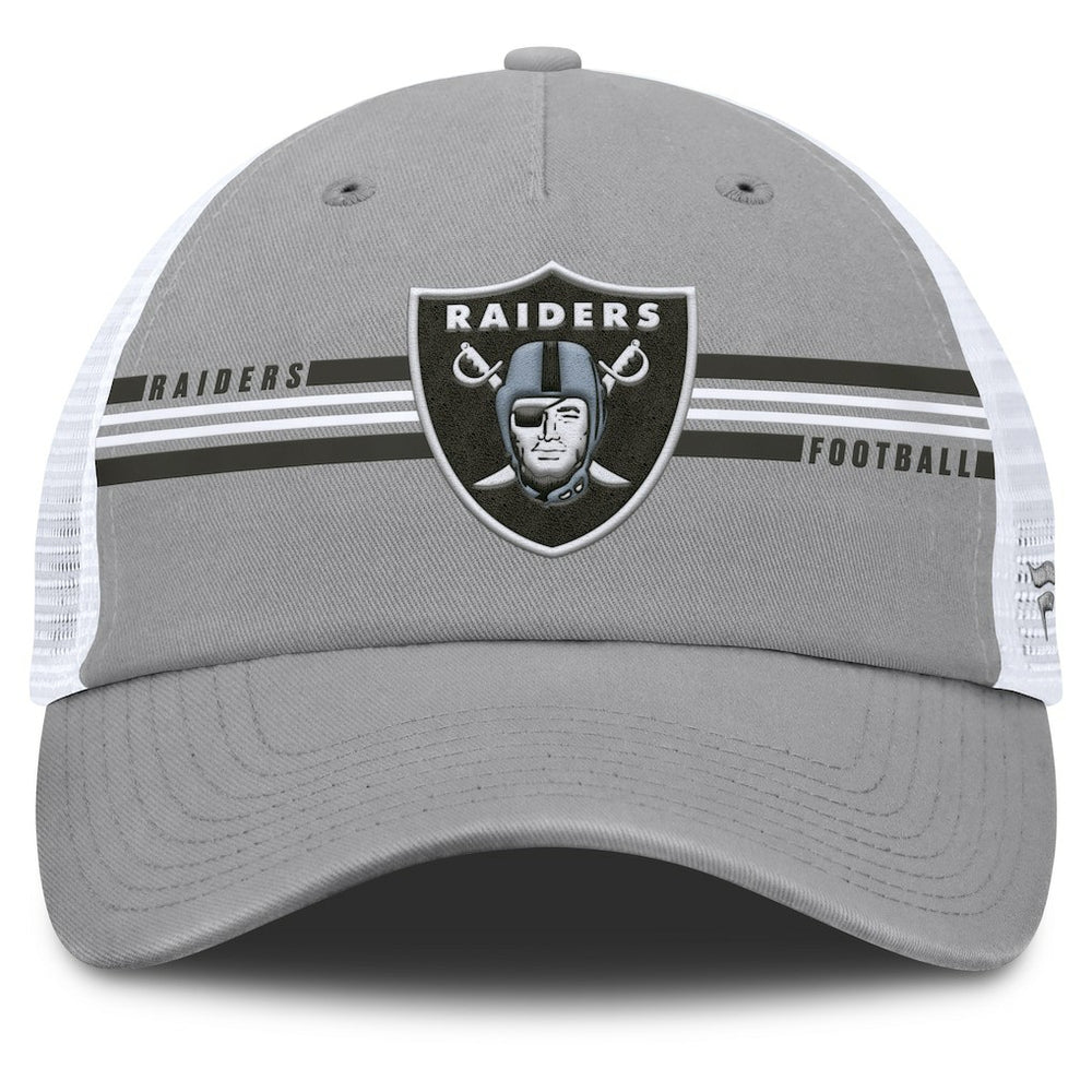 Las Vegas Raiders Fanatics Singleback Trucker Adjustable Hat