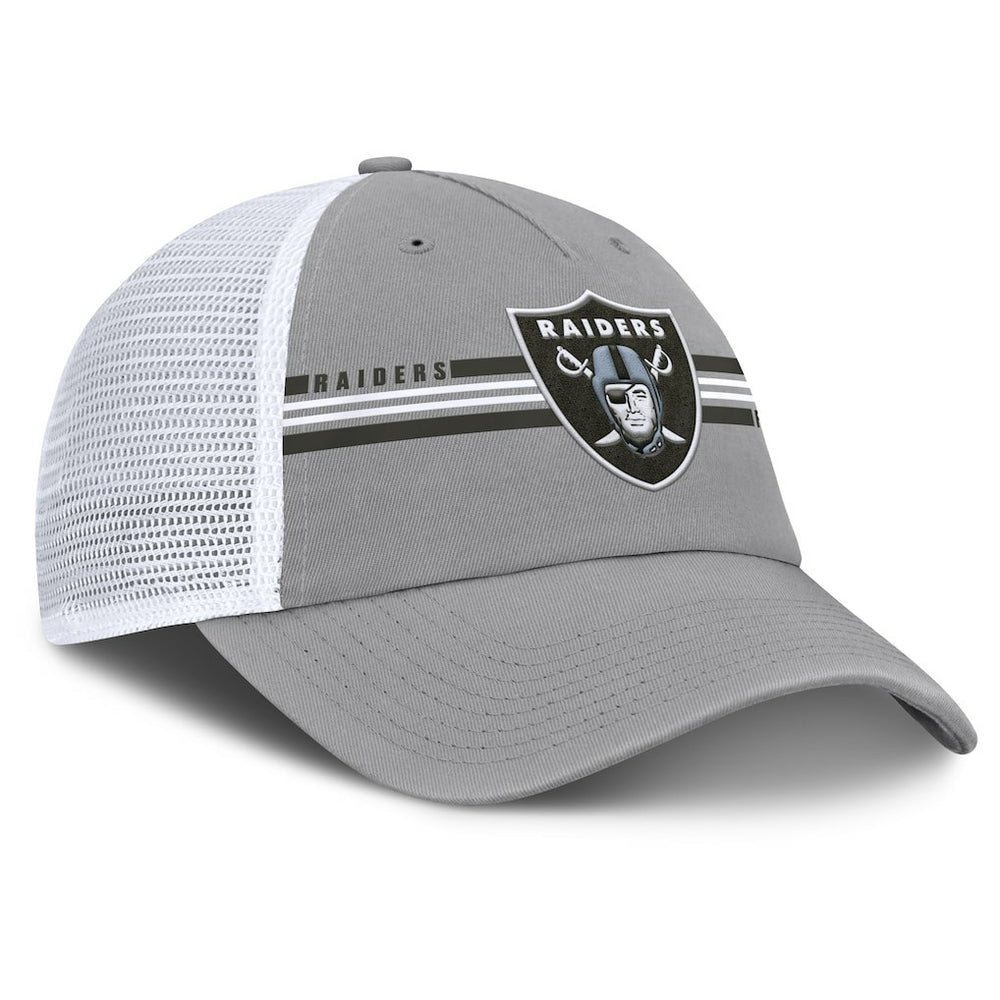 Las Vegas Raiders Fanatics Singleback Trucker Adjustable Hat
