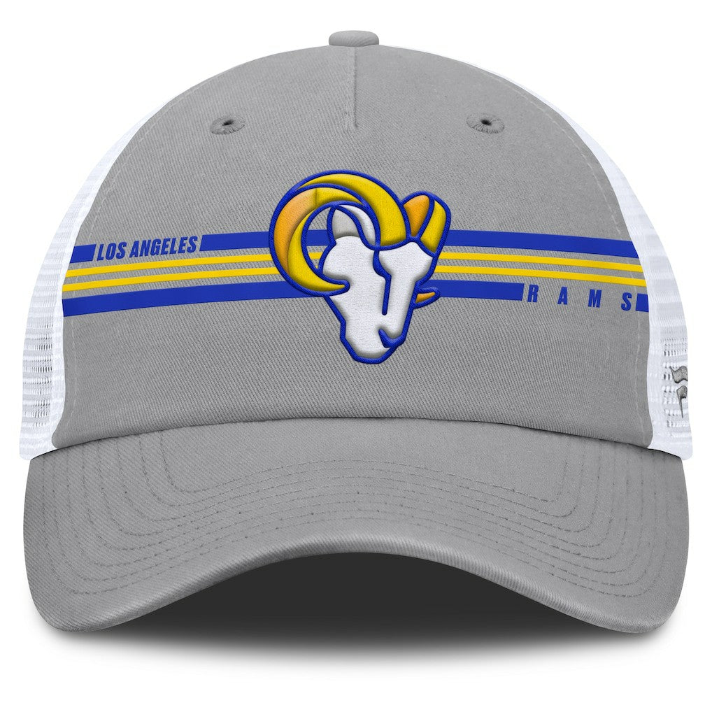 Los Angeles Rams Fanatics Singleback Trucker Adjustable Hat