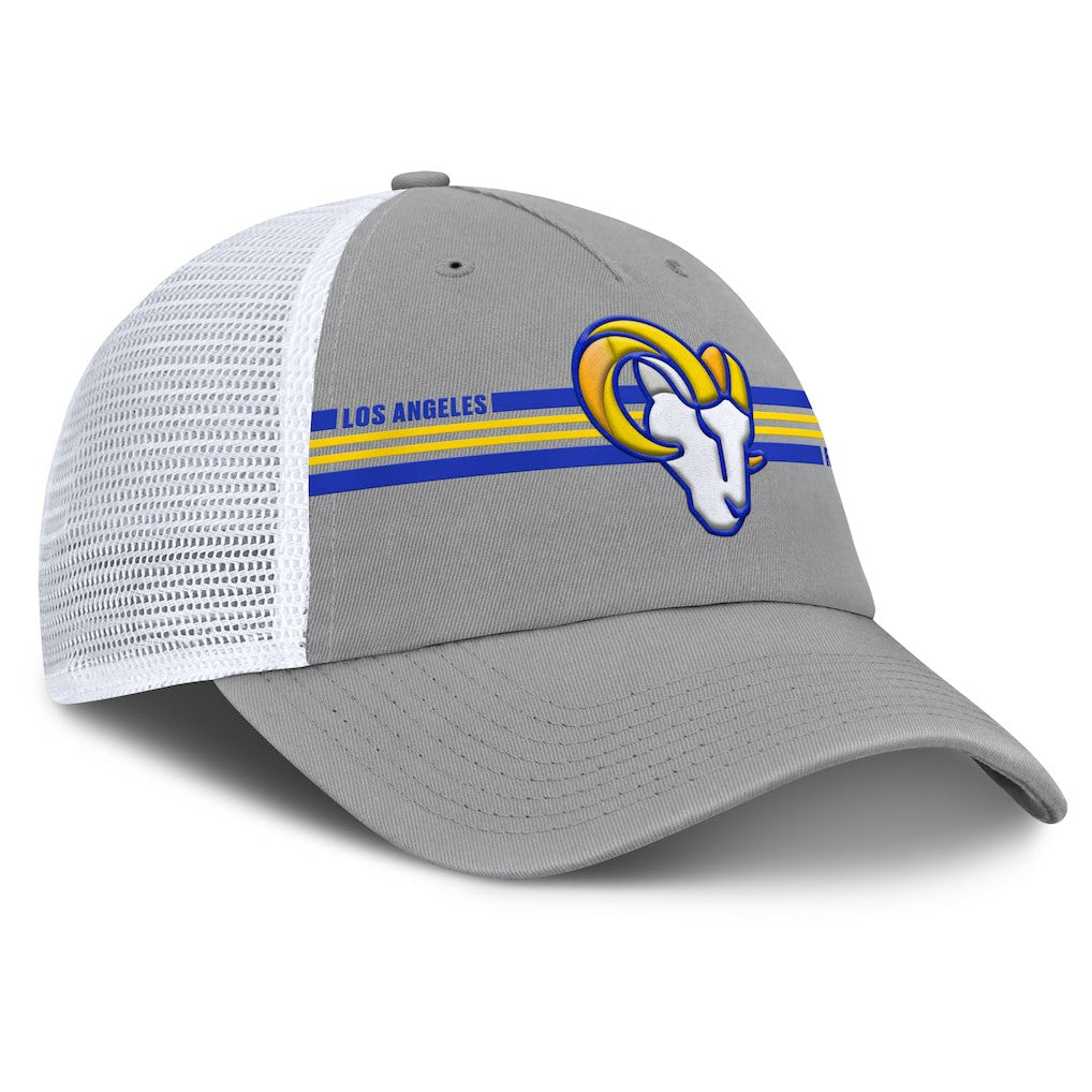 Los Angeles Rams Fanatics Singleback Trucker Adjustable Hat