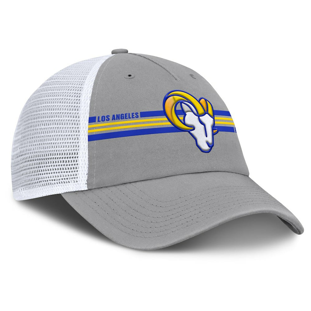 Los Angeles Rams Fanatics Singleback Trucker Adjustable Hat