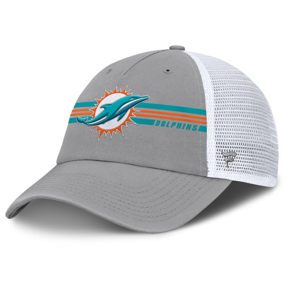 Miami Dolphins Fanatics Singleback Trucker Adjustable Hat