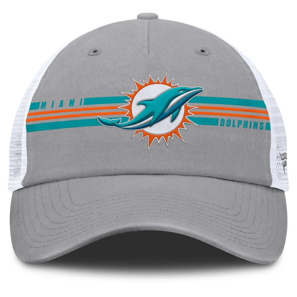 Miami Dolphins Fanatics Singleback Trucker Adjustable Hat