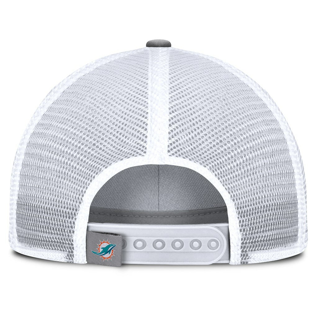 Miami Dolphins Fanatics Singleback Trucker Adjustable Hat