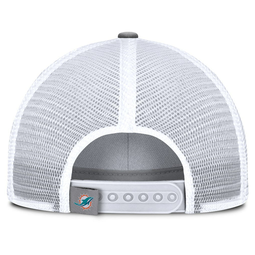 Miami Dolphins Fanatics Singleback Trucker Adjustable Hat