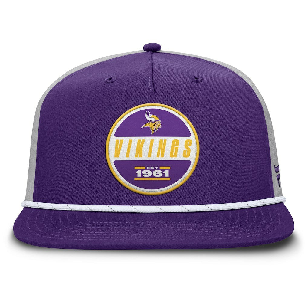 Minnesota Vikings Fanatics Edge Rush Trucker Adjustable Hat