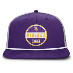 Minnesota Vikings Fanatics Edge Rush Trucker Adjustable Hat