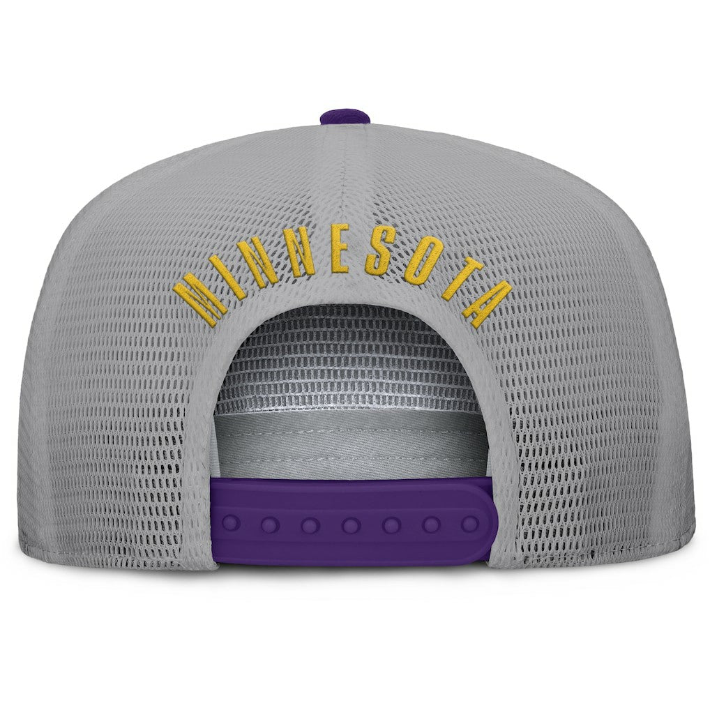 Minnesota Vikings Fanatics Edge Rush Trucker Adjustable Hat