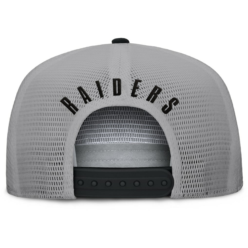 Las Vegas Raiders Fanatics Edge Rush Trucker Adjustable Hat
