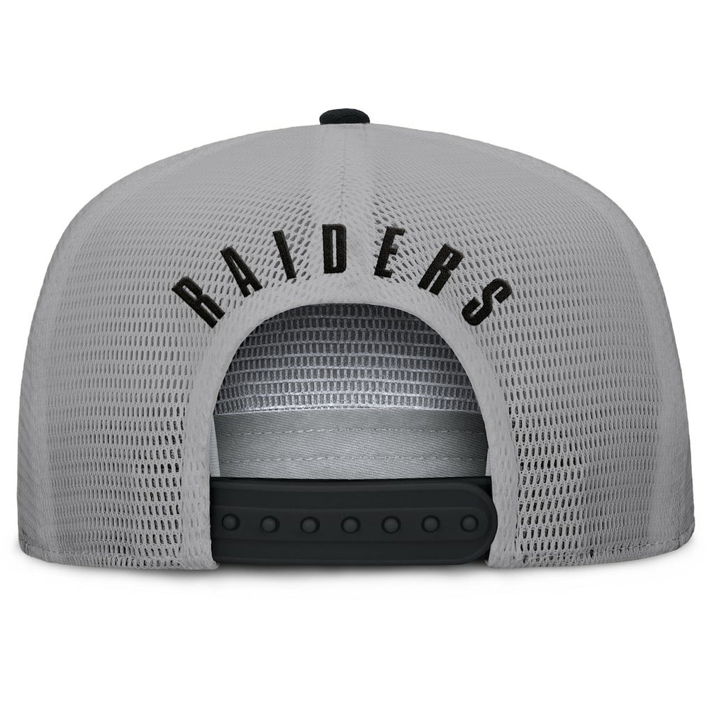 Las Vegas Raiders Fanatics Edge Rush Trucker Adjustable Hat