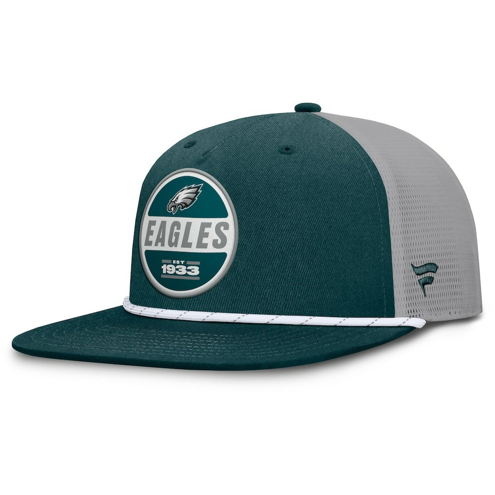 Philadelphia Eagles Fanatics Edge Rush Trucker Adjustable Hat