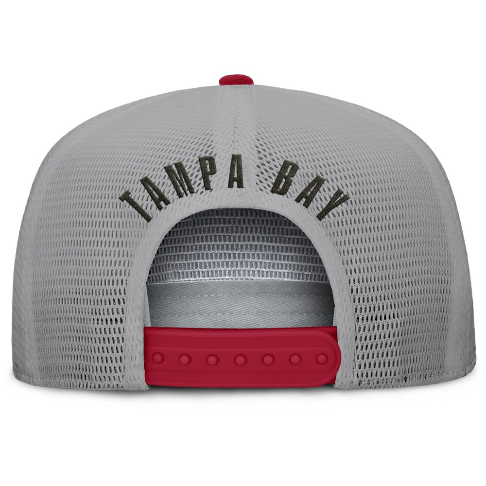 Tampa Bay Buccaneers Fanatics Edge Rush Trucker Adjustable Hat