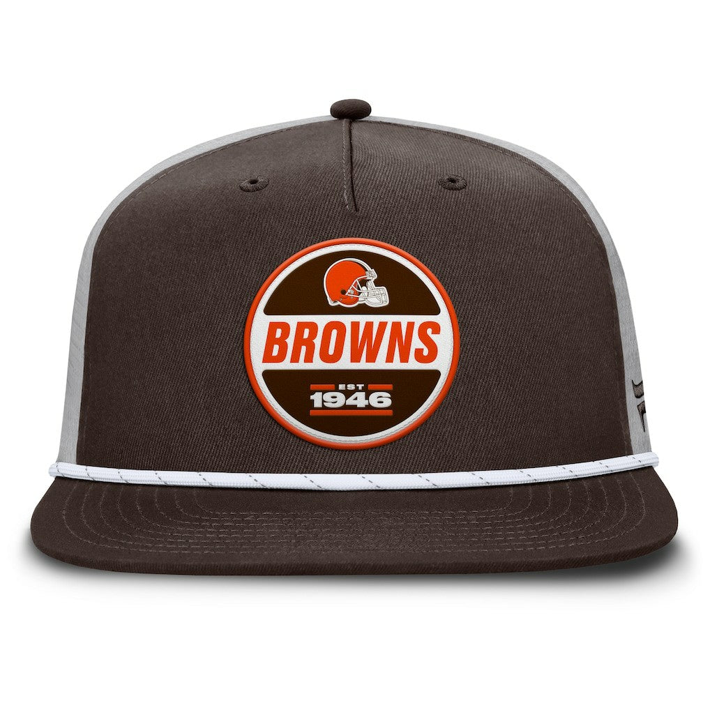 Cleveland Browns Fanatics Edge Rush Trucker Adjustable Hat