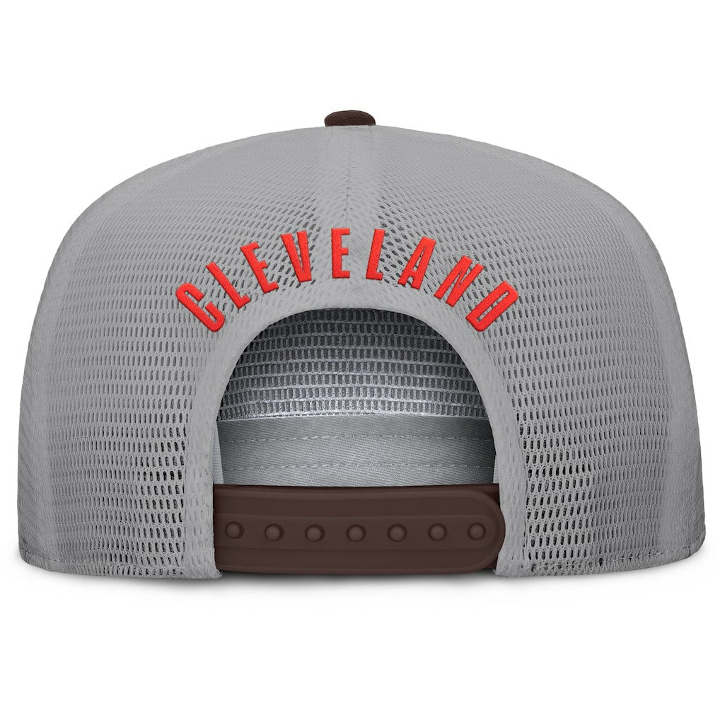 Cleveland Browns Fanatics Edge Rush Trucker Adjustable Hat