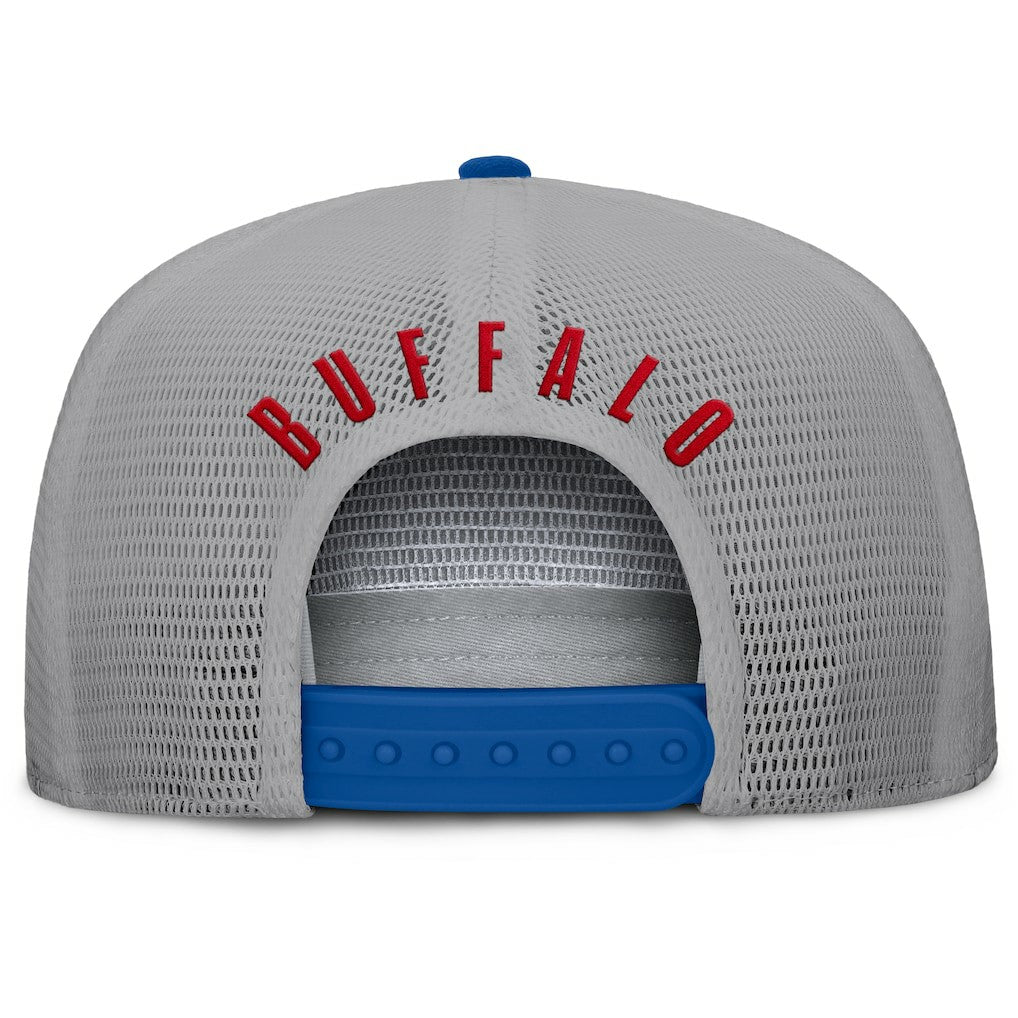 Buffalo Bills Fanatics Edge Rush Trucker Adjustable Hat