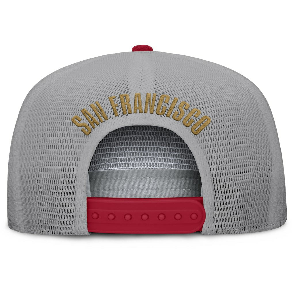 San Francisco 49ers Fanatics Edge Rush Trucker Adjustable Hat