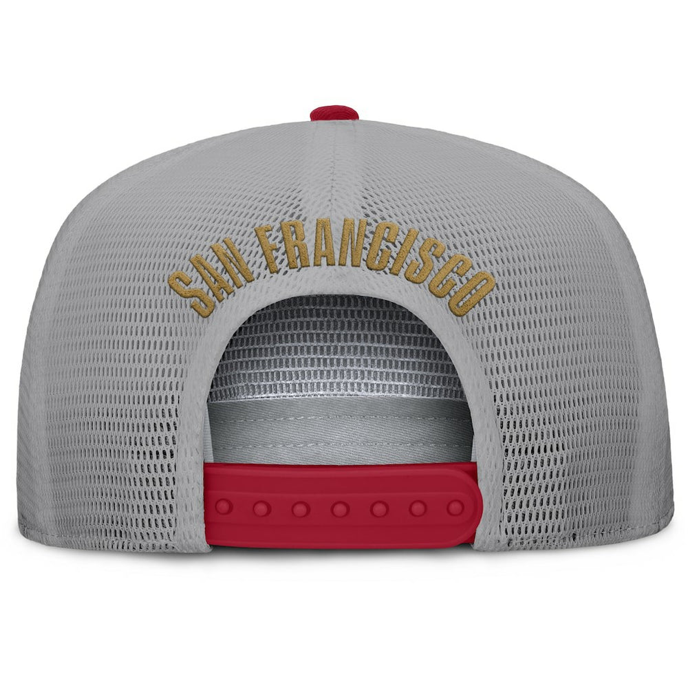 San Francisco 49ers Fanatics Edge Rush Trucker Adjustable Hat