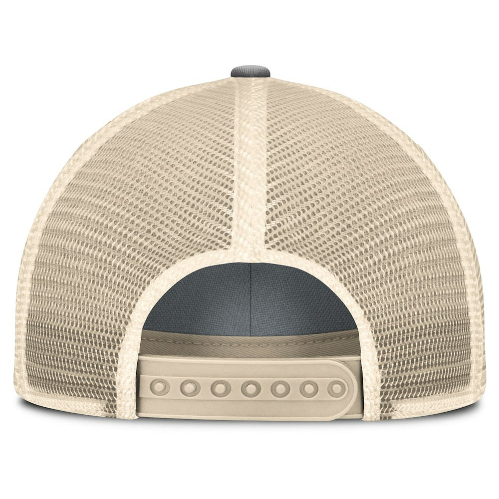 Las Vegas Raiders Fanatics Heritage Bootleg Trucker Adjustable Hat