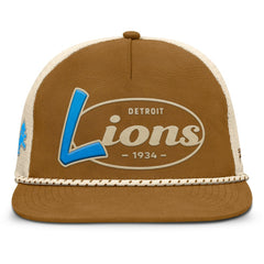 Detroit Lions Fanatics Iso Rope Trucker Adjustable Hat
