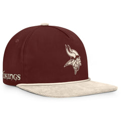 Minnesota Vikings Fanatics NFL Reminisce Golfer Adjustable Hat