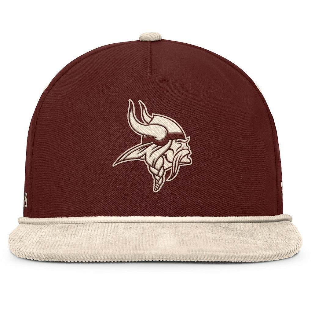 Minnesota Vikings Fanatics NFL Reminisce Golfer Adjustable Hat