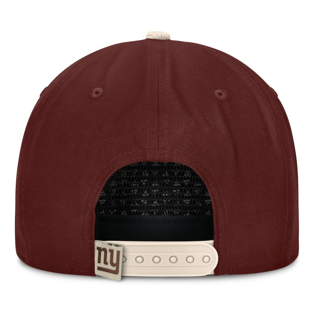 New York Giants Fanatics NFL Reminisce Golfer Adjustable Hat