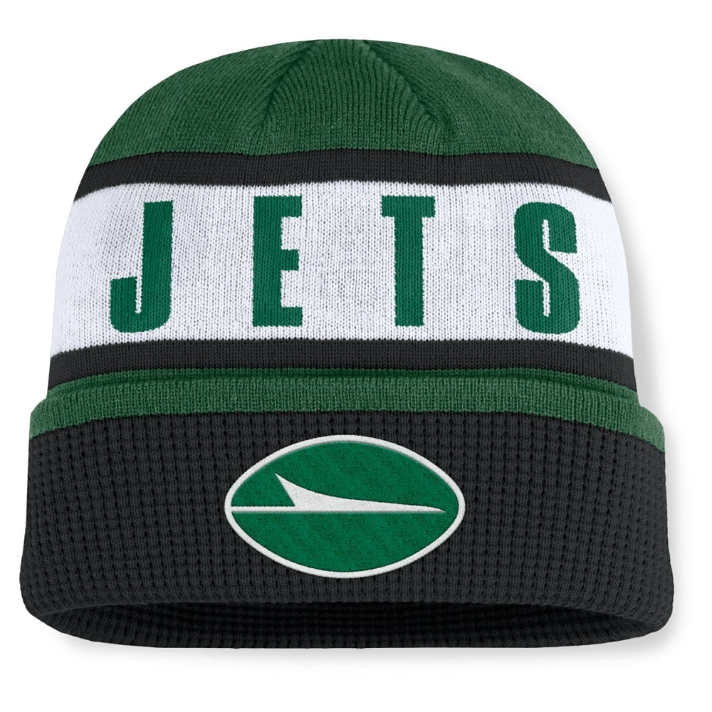New York Jets Fanatics Oskie Cuffed Knit Hat
