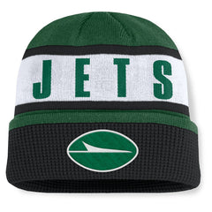 New York Jets Fanatics Oskie Cuffed Knit Hat