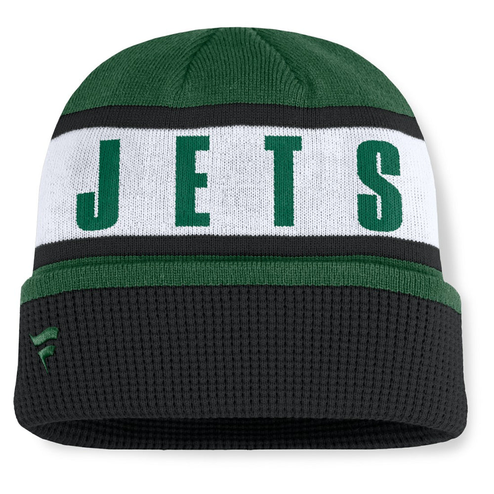 New York Jets Fanatics Oskie Cuffed Knit Hat
