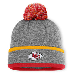 Kansas City Chiefs Fanatics Motion Cuffed Knit Hat with Pom