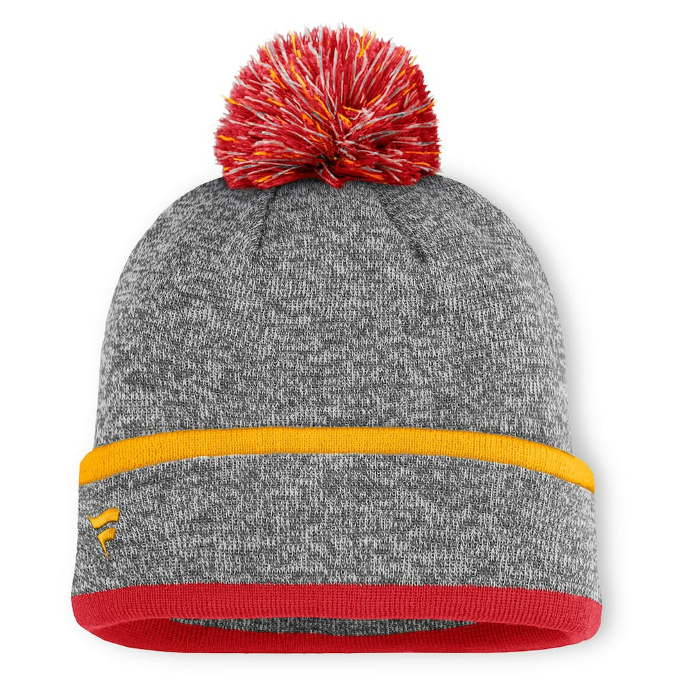 Kansas City Chiefs Fanatics Motion Cuffed Knit Hat with Pom