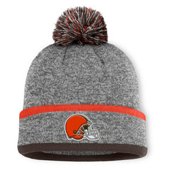 Cleveland Browns Fanatics Motion Cuffed Knit Hat with Pom