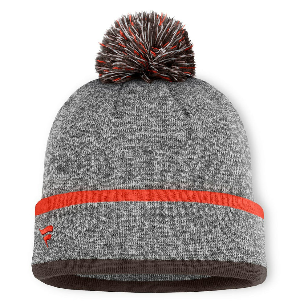 Cleveland Browns Fanatics Motion Cuffed Knit Hat with Pom
