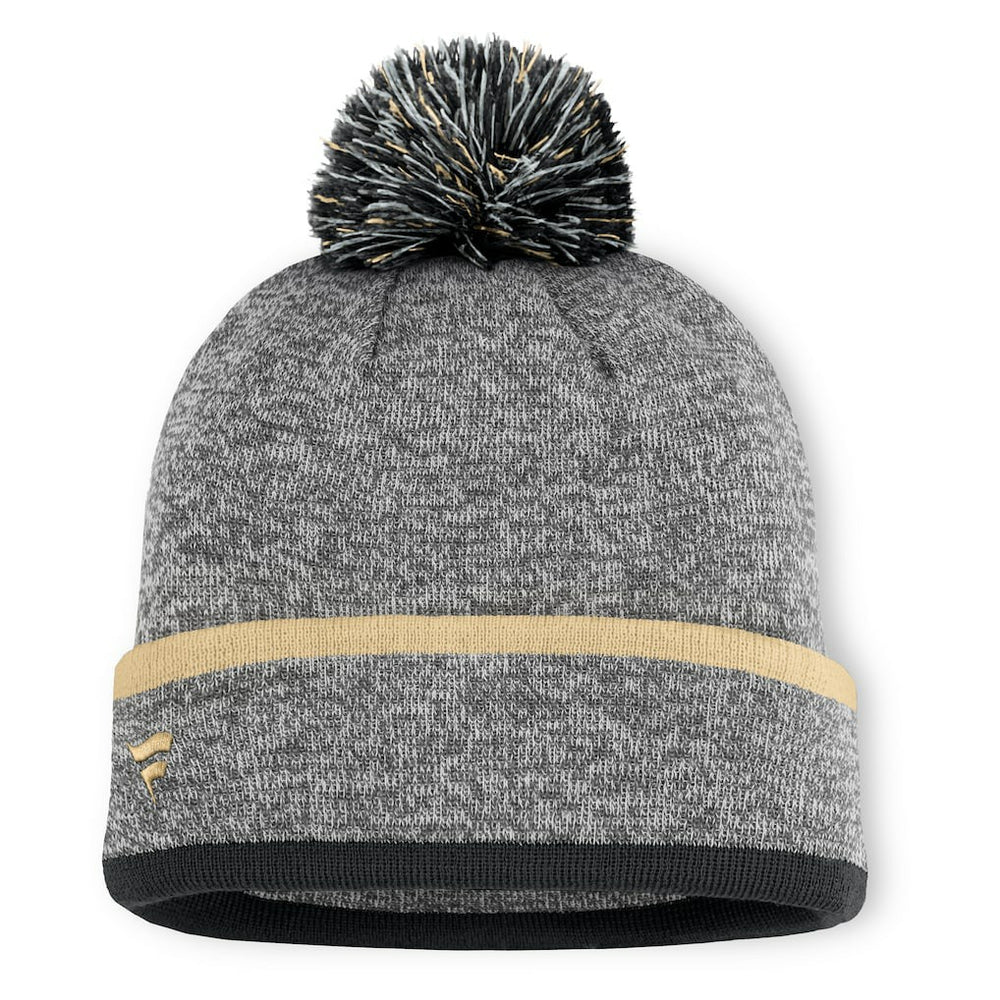 New Orleans Saints Fanatics Motion Cuffed Knit Hat with Pom