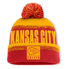 Kansas City Chiefs Fanatics Play Action Cuffed Knit Hat with Pom