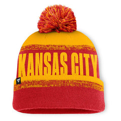 Kansas City Chiefs Fanatics Play Action Cuffed Knit Hat with Pom
