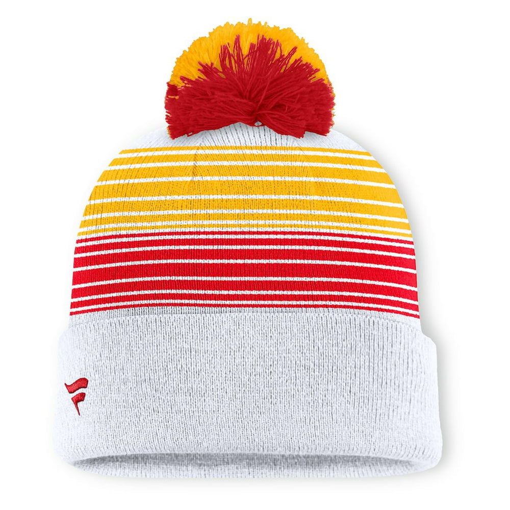 Kansas City Chiefs Fanatics Ghost Cuffed Knit Hat with Pom