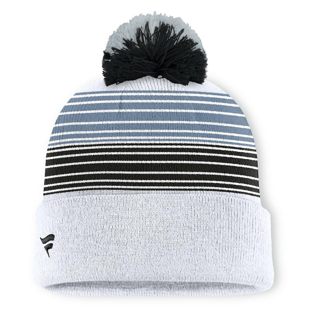 Las Vegas Raiders Fanatics Ghost Cuffed Knit Hat with Pom