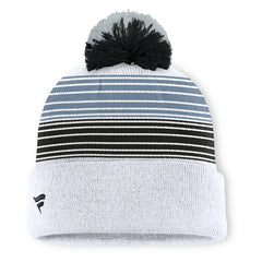 Las Vegas Raiders Fanatics Ghost Cuffed Knit Hat with Pom